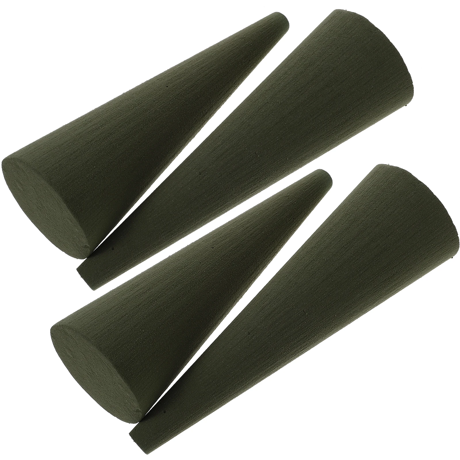

4pcs Flower Mud 80MM 240MM DIY Arrangement Material Cone Foam Brick Floral Foams Dried Wedding Table Decor Home Garden