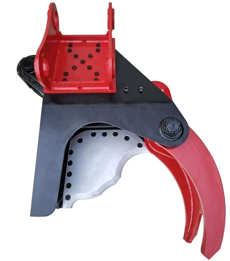 Mini Electric Excavator Wood Chipper New Condition Tree Shear Cutter Essential Component for Forestry Farming Electric Motor