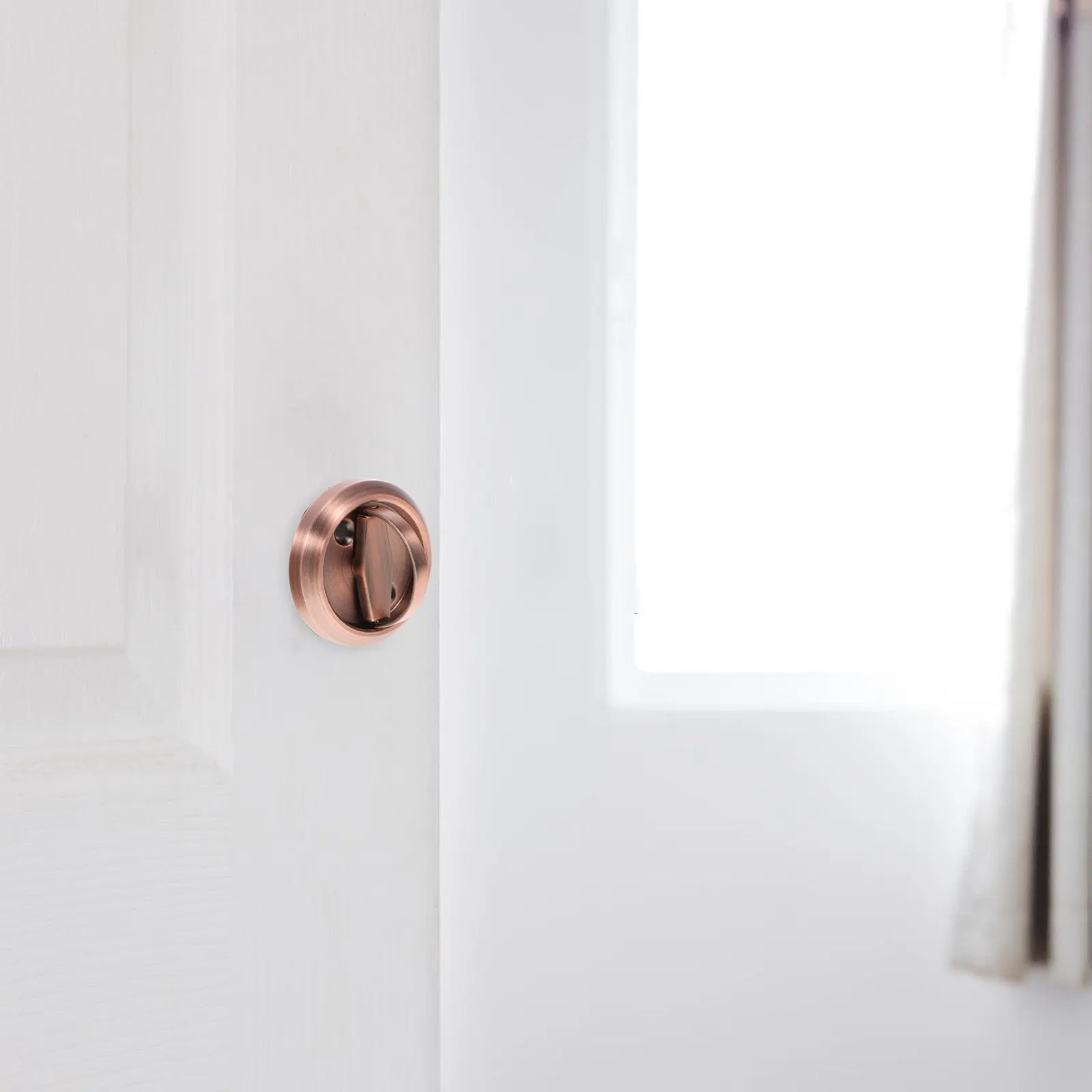 

1 шт. Невидимая врезная ручка для двери из нержавеющей стали с двусторонней блокировкой, гальванизированная, с гладкой поверхностью, удобная рукоятка для мебели