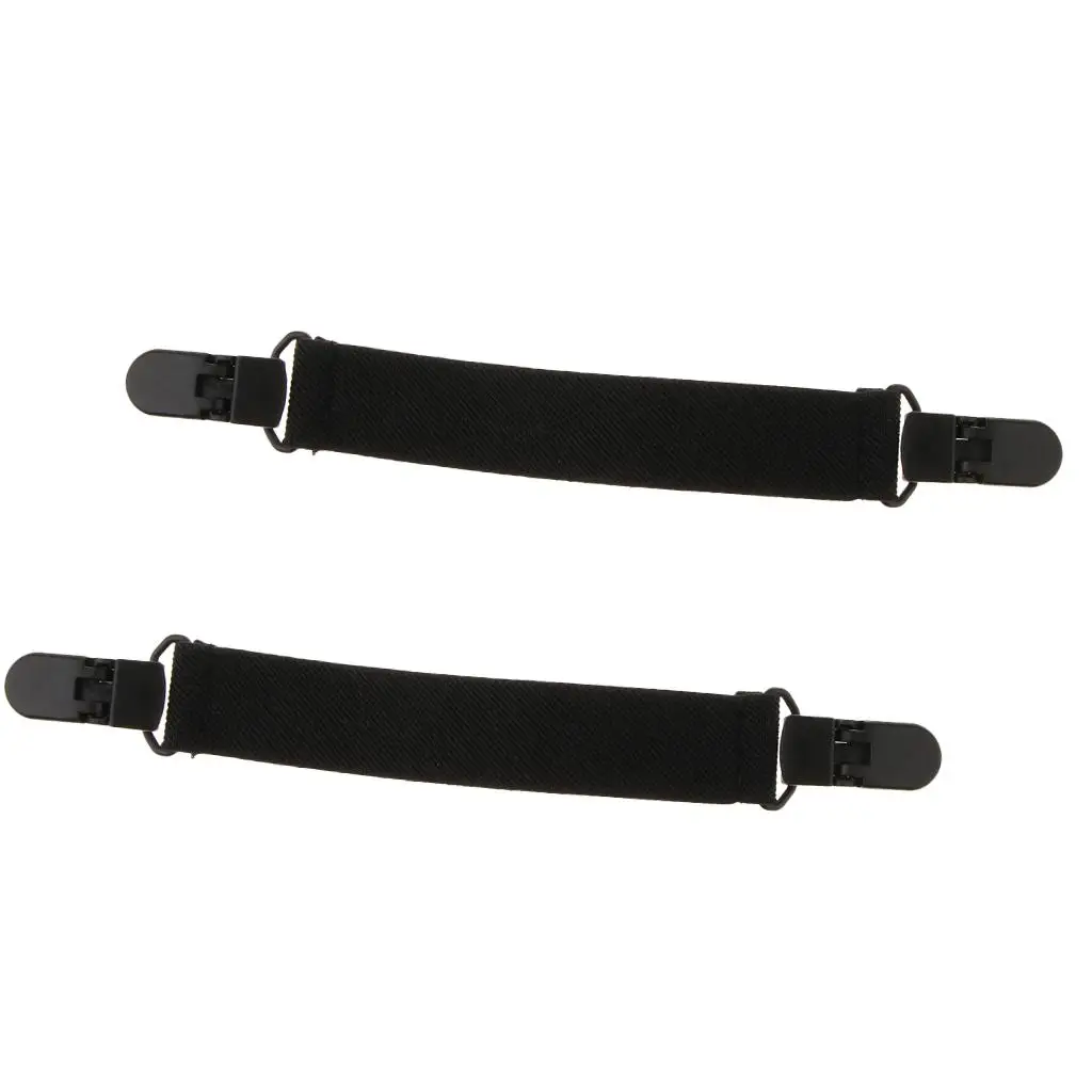 1 paar Elastic Pant Stirrups with Extra Heavy Sturdy Clips