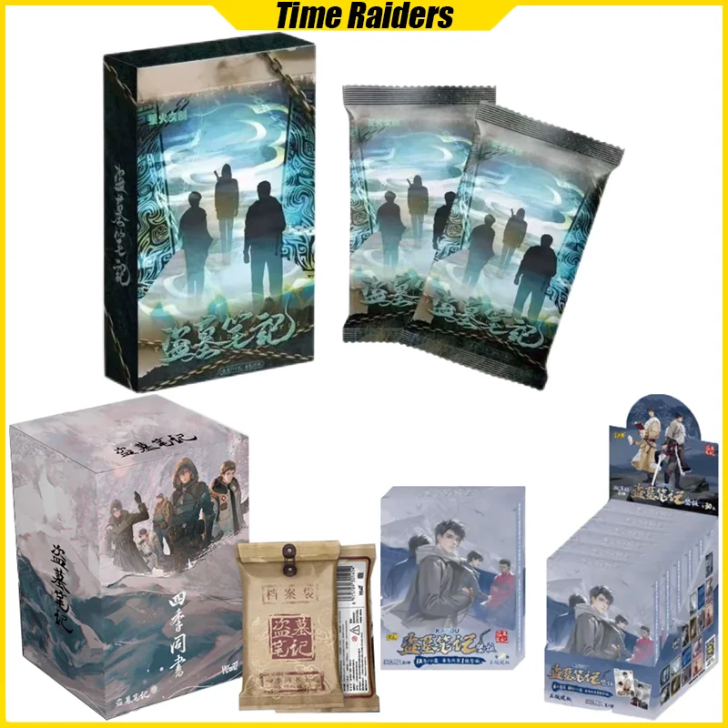Time Raiders Cards Anime Collection Cards Four Seasons Same Book Mistery Box Board Games Toys Birthday Gifts for Boys and Girls