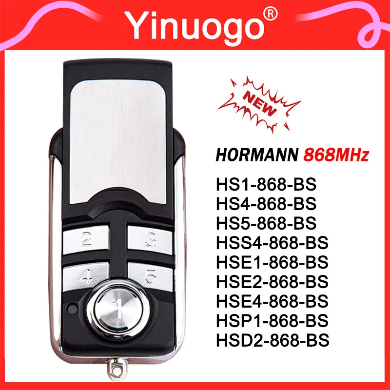 Pour HORMANN HSE4 HS1 HS4 HS5 HSP4 HSD2 HSE2 HSE5 HSE1 868 BS 868MHz porte de Garage/porte télécommande émetteur manuel