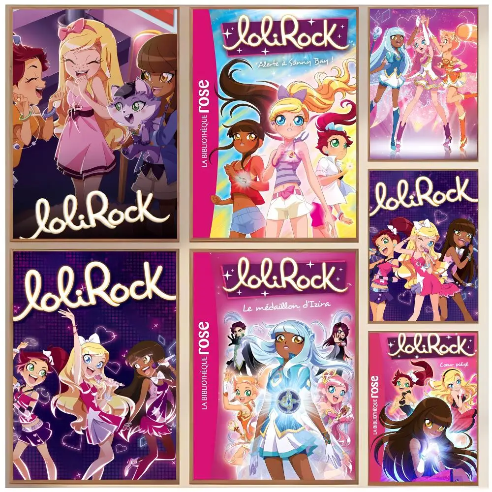 Fantasy Magical-Girl-Anime L-LoliRock Poster  Classic Home Interior Design & Modern Wall Decor Art Collection