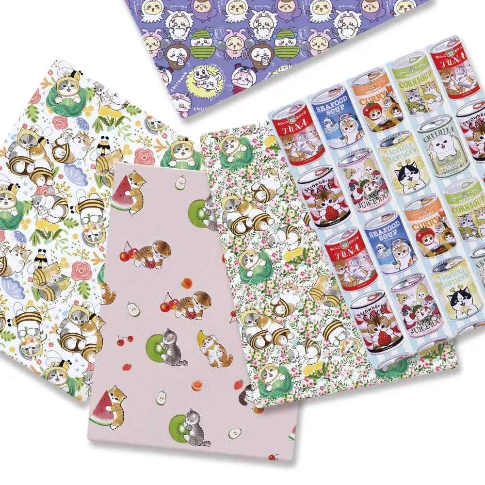 Cartoon Fabric Hot DIY140*50cm Handmade Sewing Patchwork Quilting Baby Dress Home Sheet Printed Fabric Fabric Sewing Kids
