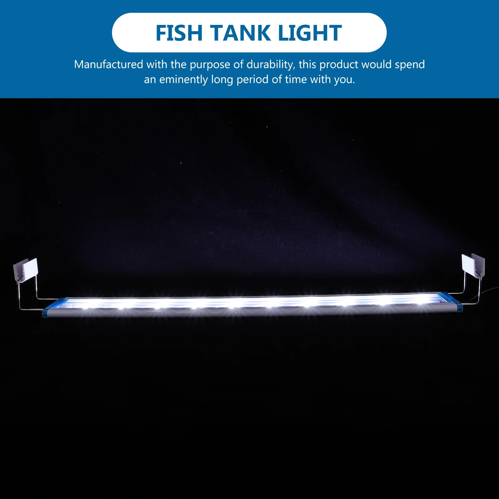 

1Pcs Fish Tank LED Light High Color Rendering Aquarium Lamp Eu Plug Delicate Aquarium LED Light Lighting Device