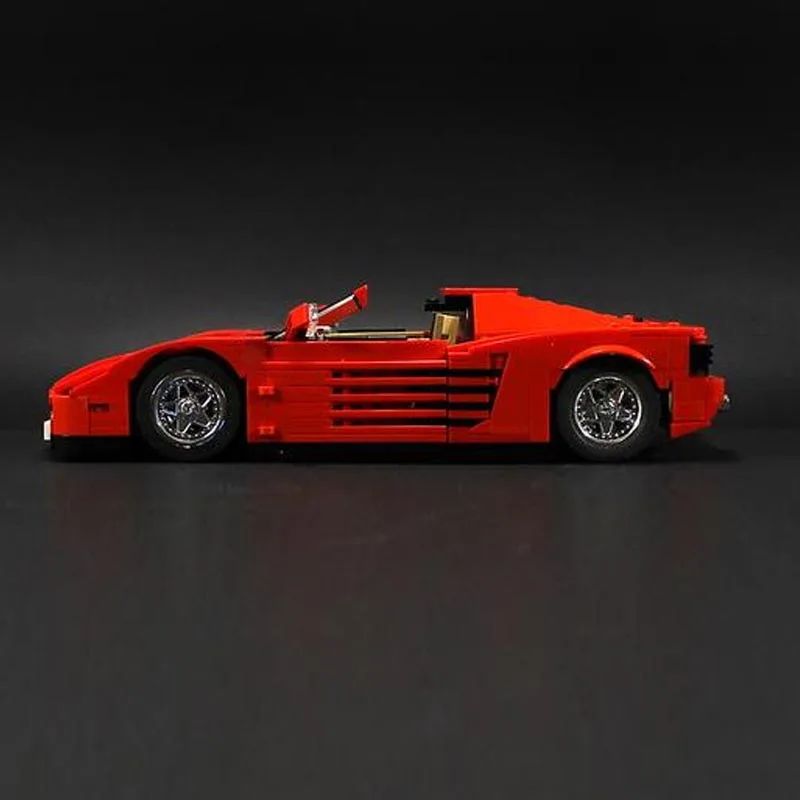 NEW In Stock Supercar Model Testarossa coupe and roadster 2 in 1 Fit MOC-24335 Building Blocks Bricks Kid Toy Christmas Gifts