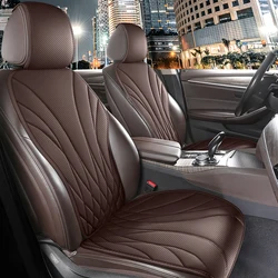 1pc PU Leather Car Seat Covers  Universal Seat Protectors Waterproof Anti-Slip, Automotive Seat Covers Fit for Most Cars