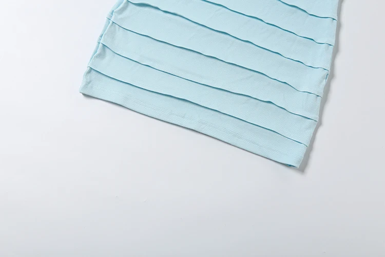 Weird Puss Kleid mit quadratischem Kragen für Damen, mit Ziernähten, ärmellos, einfarbig, sexy, elegant, süßer Stil, schmal geschnitten, für Sommerpartys, Mini-Bodycon – Detail 12