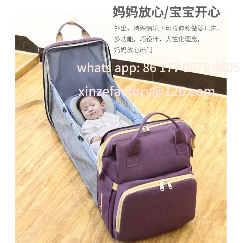 

Customizable Maternal and Infant Bag Large Capacity Bottle Dry and Wet Separation Mom Waterproof Urine Pad Insulation Bag