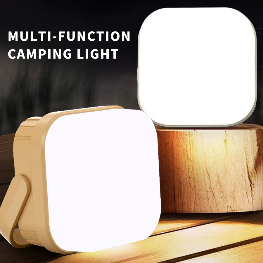 

Outdoor Camping Tent Light Rechargeable Searchlight Emergency Lighting Waterproof Portable Hanging Night Lamps Work Maintenance