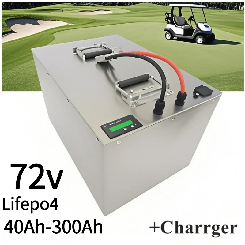 بطارية 72 فولت lifepo4 40AH 80AH 100AH 120AH 150AH 200AH 250AH 300AH لتخزين الطاقة الشمسية متنقل سيارة هجينة