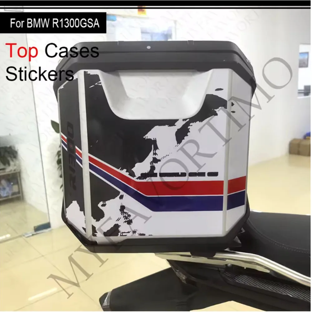

For BMW R1300GS R 1300 GS R1300 ADV GSA Adventure Luggage carrier Trunk Luggage Panniers Aluminium Side Top Cases Stickers 2025