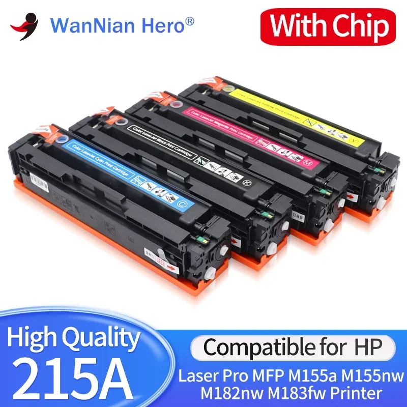 With chip Compatible For HP 215a 216A Toner Cartridge Compatible for HP M155a M155nw M182nw M183fw W2310A Color Printer W2410A