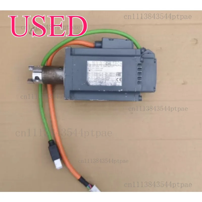 One 1fl6042-2af21-1aa1 servo motor 0.75kw 111v ip65 with encoder (actual picture taken)