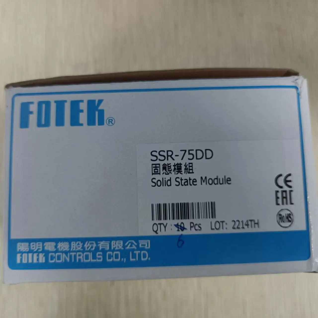 FOTEK SSR-40VA SSR-40VA-H SSR-10VA SSR-75VA SSR-25VA 10A 25A 40A DD DA AA Solid State relaismodule voor PID-temperatuurregeling