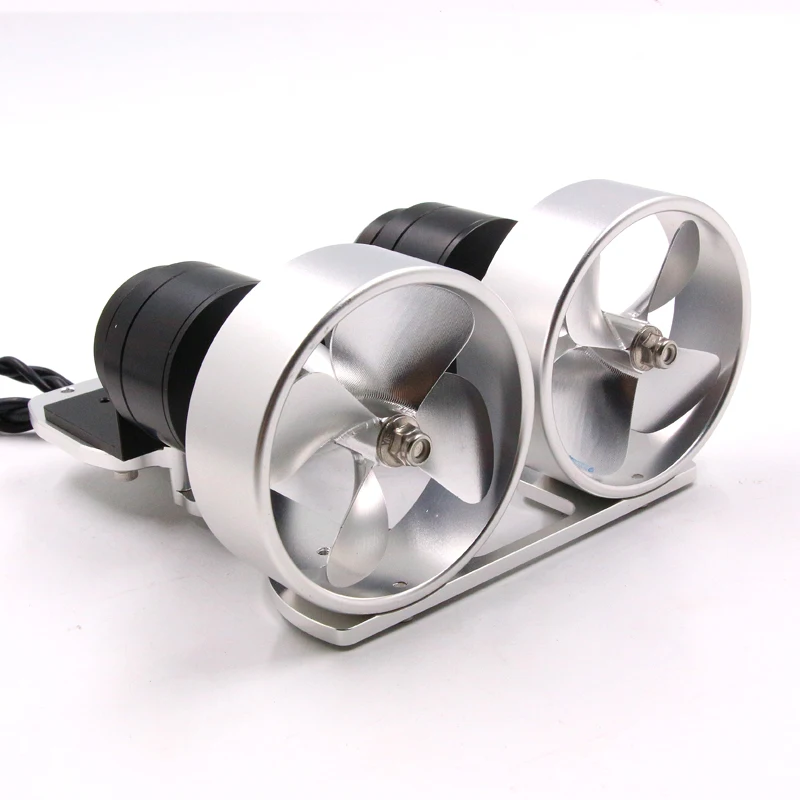 KYO-4T-DUAL Underwater Thruster Motor 9Kg Thrust Yacht Marine Replacement Accessory Deck Mount Watercraft Fishing Engine Kit Use