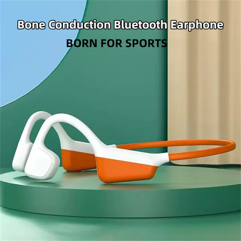 

Bone Conduction Bluetooth Earphone IPX6 Waterproof Long Battery Life Open Style Comfortable Wear Sports Bluetooth Headphone