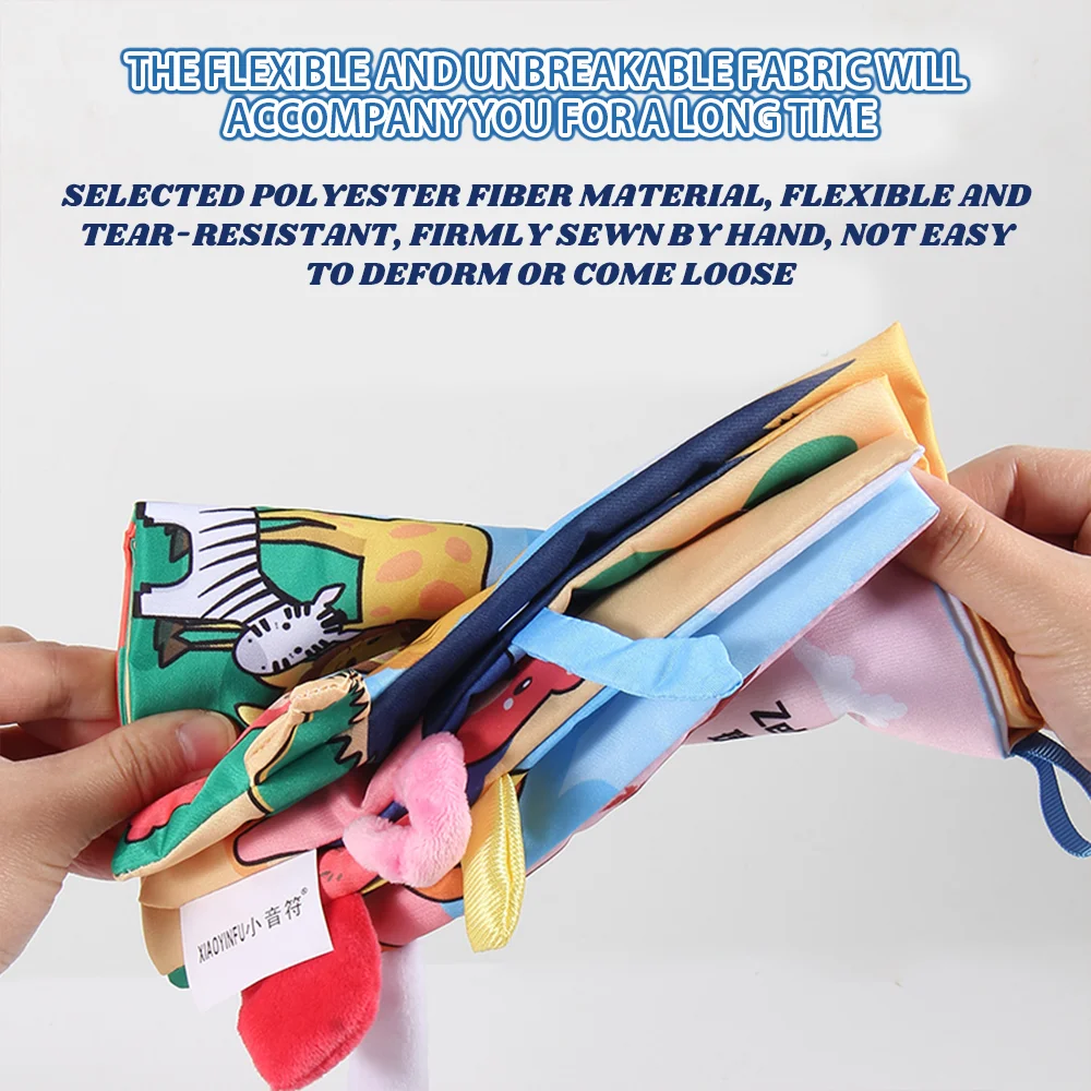 Libri per bambini da 0 a 6 mesi, libri morbidi plissettati in tessuto ufficiale touch and feel, nuovi giocattoli per bambini, giocattoli regalo per ragazzi e ragazze