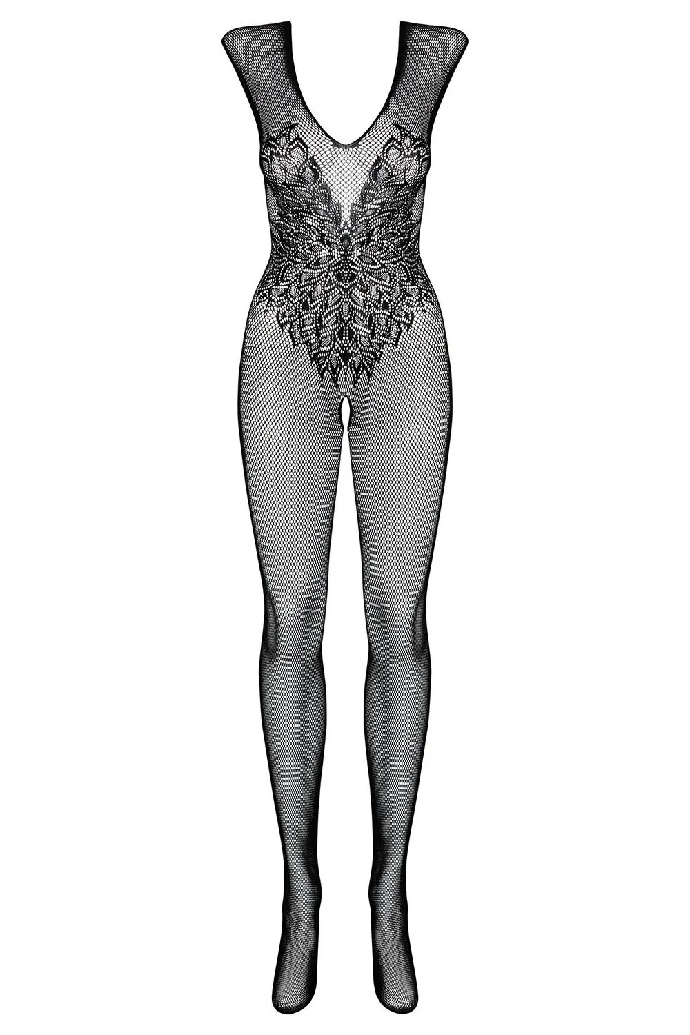 Erotic Open Crotch Bodystocking Lingerie Black Bodysuit Sexy Porn Sleeveless Underwear Women Body Crotchless Costume