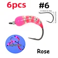 6 rosas tamaño 6
