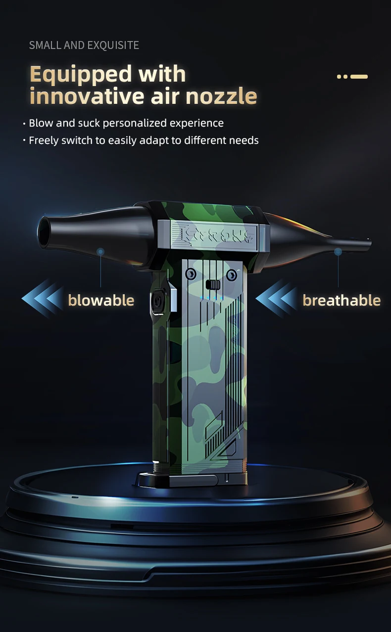 2025 뜨거운 판매 고속 130000rpm 전기 터보 제트 팬 가정용 웨어러블 박스를위한 강력한 휴대용 공기 송풍기