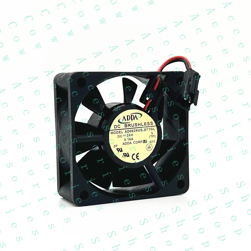 

PP+ 1X 6cm 2-pin inverter fan AD0624US-A71GL 24V 0.16A 6025