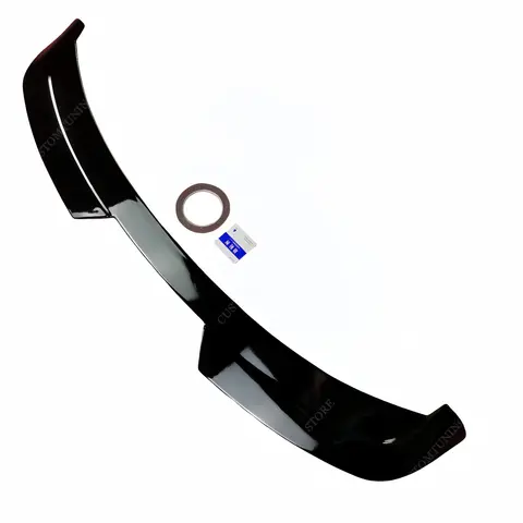 Glanssvarta bakre takspoilervingar för Seat Leon MK2 1P Leon 2 Tsi Tdi 4-dörrars halvkombi 2009-2012 Facelift karosserikit trimning 6 best sales Seat Leon 1p spoiler - №3