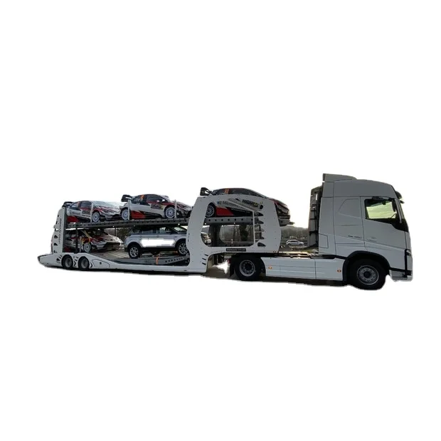 Factory Direct 2 Axle Road Car Transport Semi Trailer for 6-8 Cars