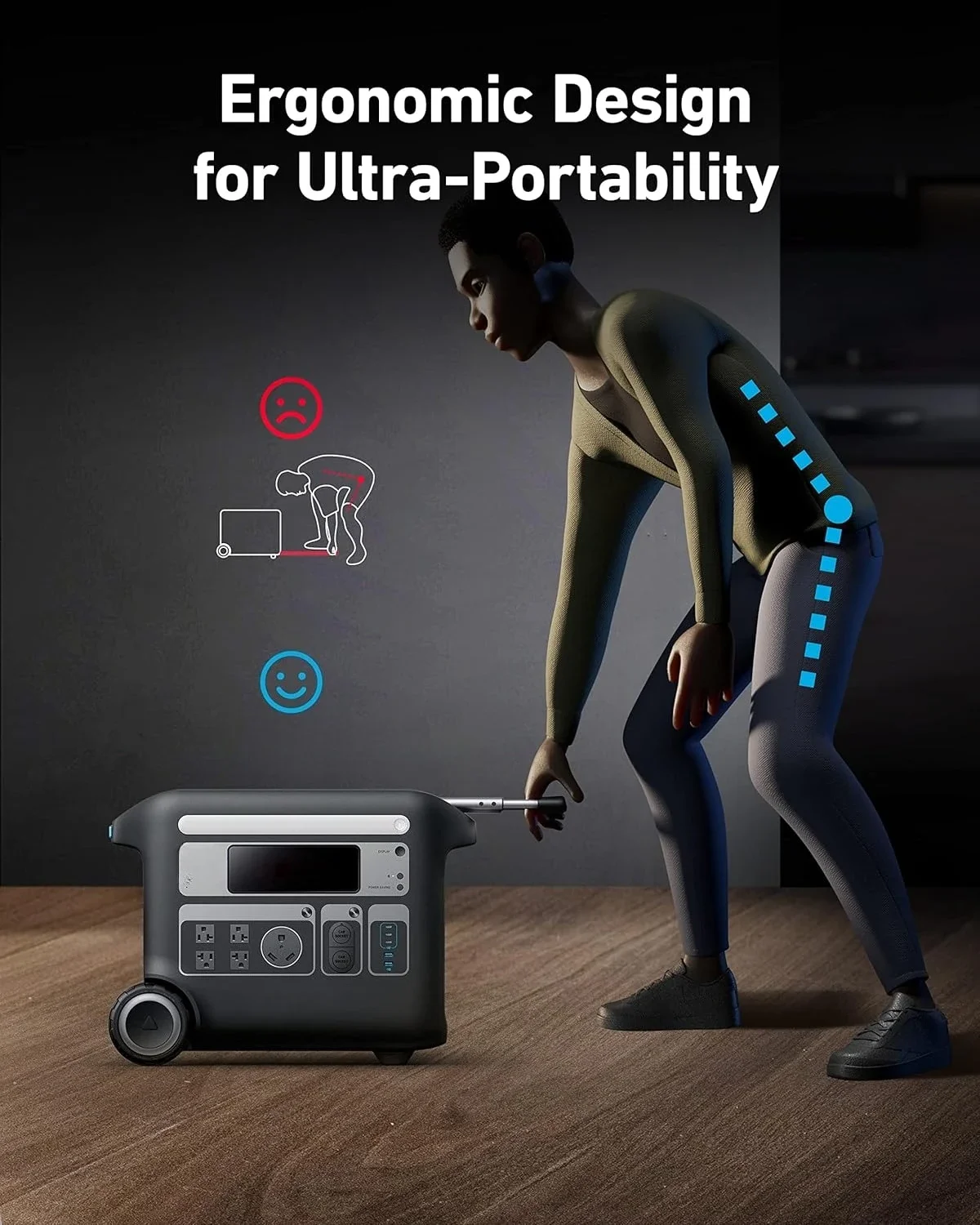 F2000 Portable Power Station, PowerHouse 767, 2400W Solar Generator, GaNPrime Battery Generators for Home Use