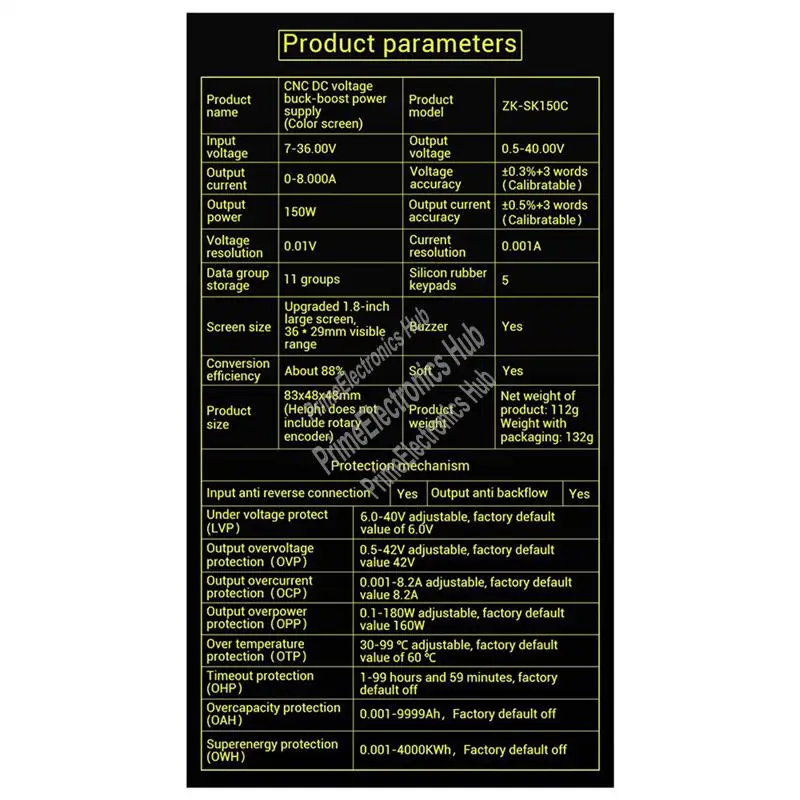 ใหม่ SK150C 40V8A 150W Buck-Boost CNC แหล่งจ่ายไฟโมดูลชาร์จ Third Generation-A25R