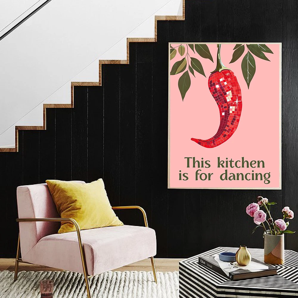 5D Diamond Painting Retro Trendy Fruit Disco Ball Orange Mirrorball Cross Stitch Embroidery DIY Handmade Living Room Decor