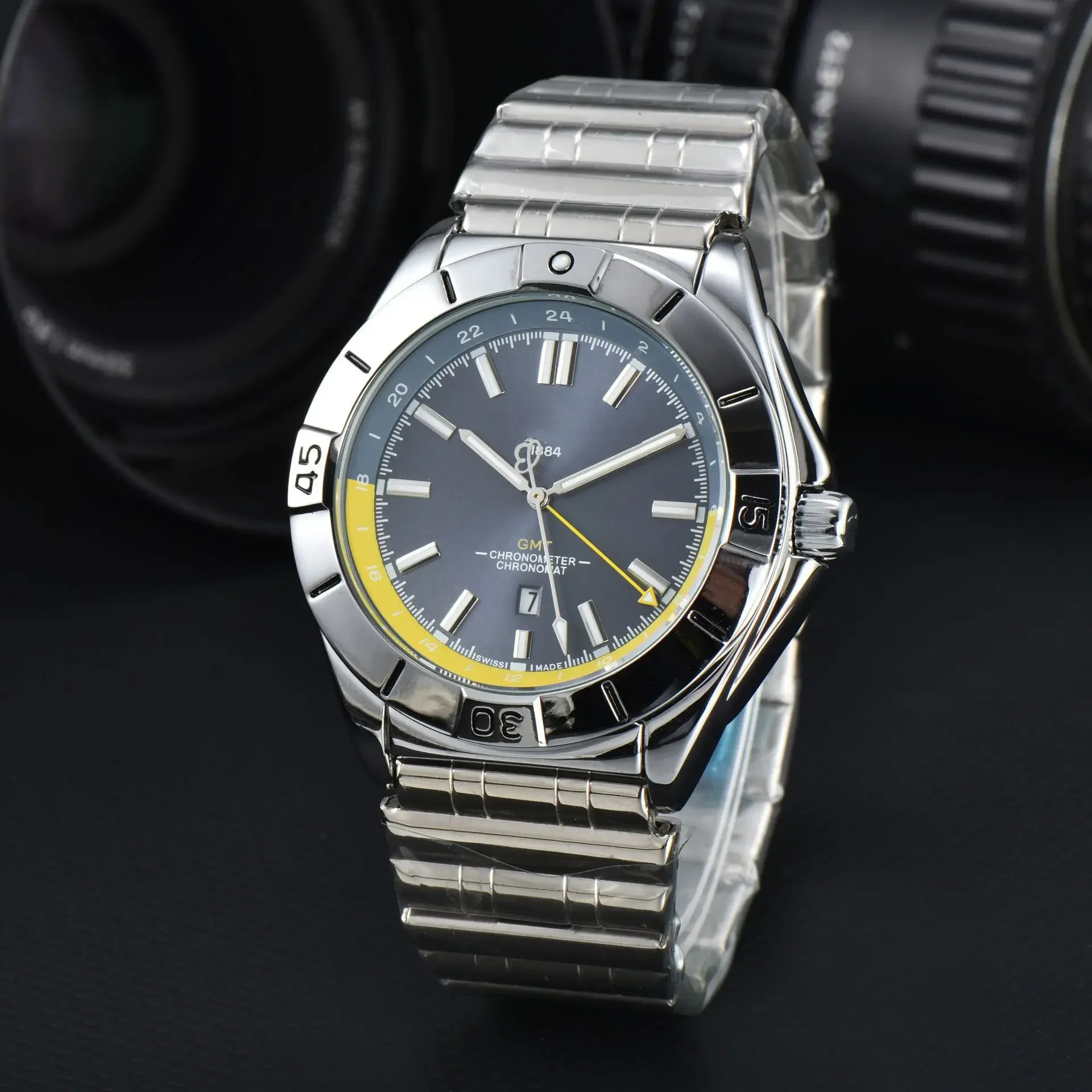 

2025 New Arrival Multi-color Waterproof Luminous Calendar Multifunctional Business Watch Quartz Men Watch Luxury Brand AAA+