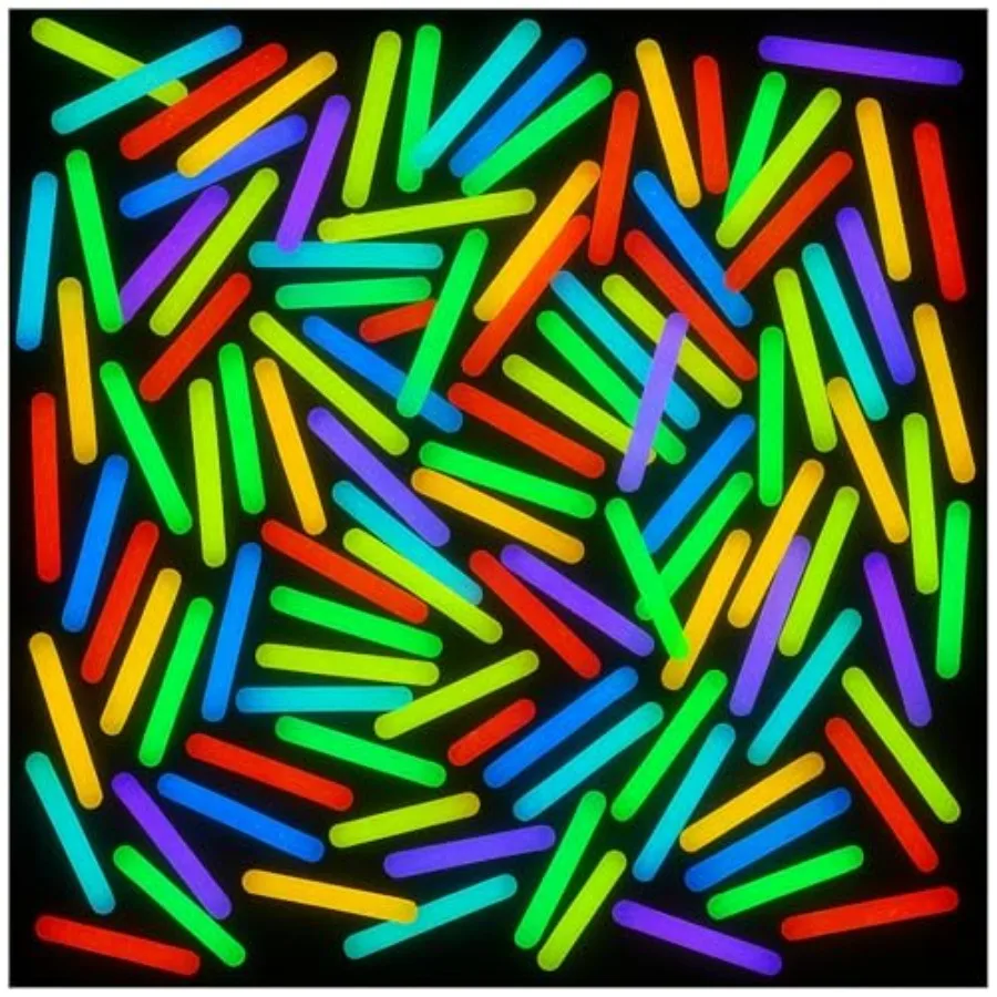 Paquete de Mini Barras Luminosas Pequeñas que Brillan en la Oscuridad, para Huevos de Pascua, 5 Colores, Barras de Luz de Neón, Recuerdos para Fiestas, Cestas de Pascua