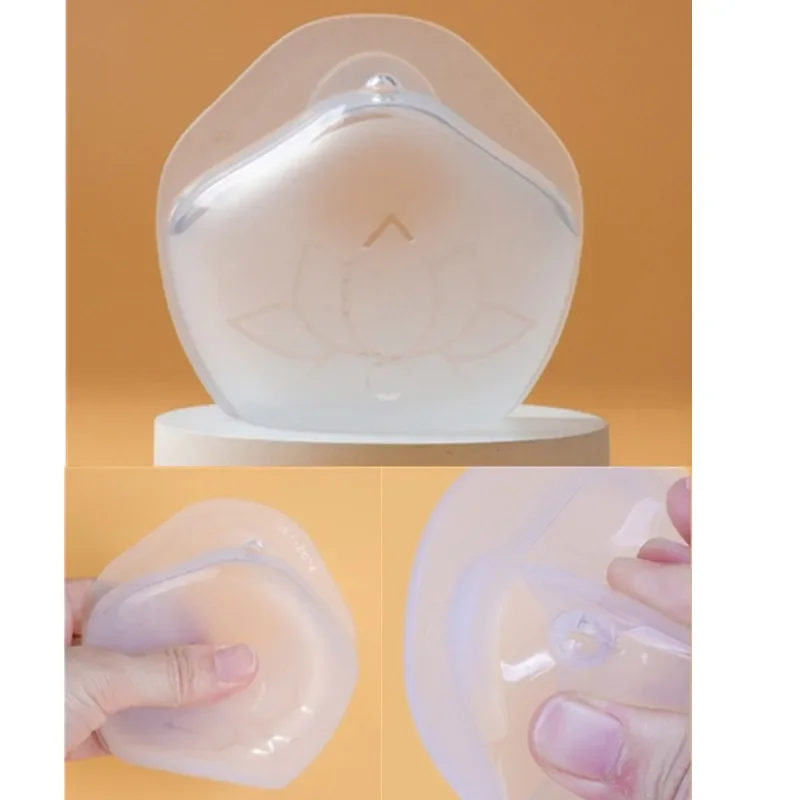 1pc New 70mL Baby Breastfeeding Large Capacity Collector Safe Silicone Wearable Milk Milk Saver Reusable Leak-proof Nursing Cup
