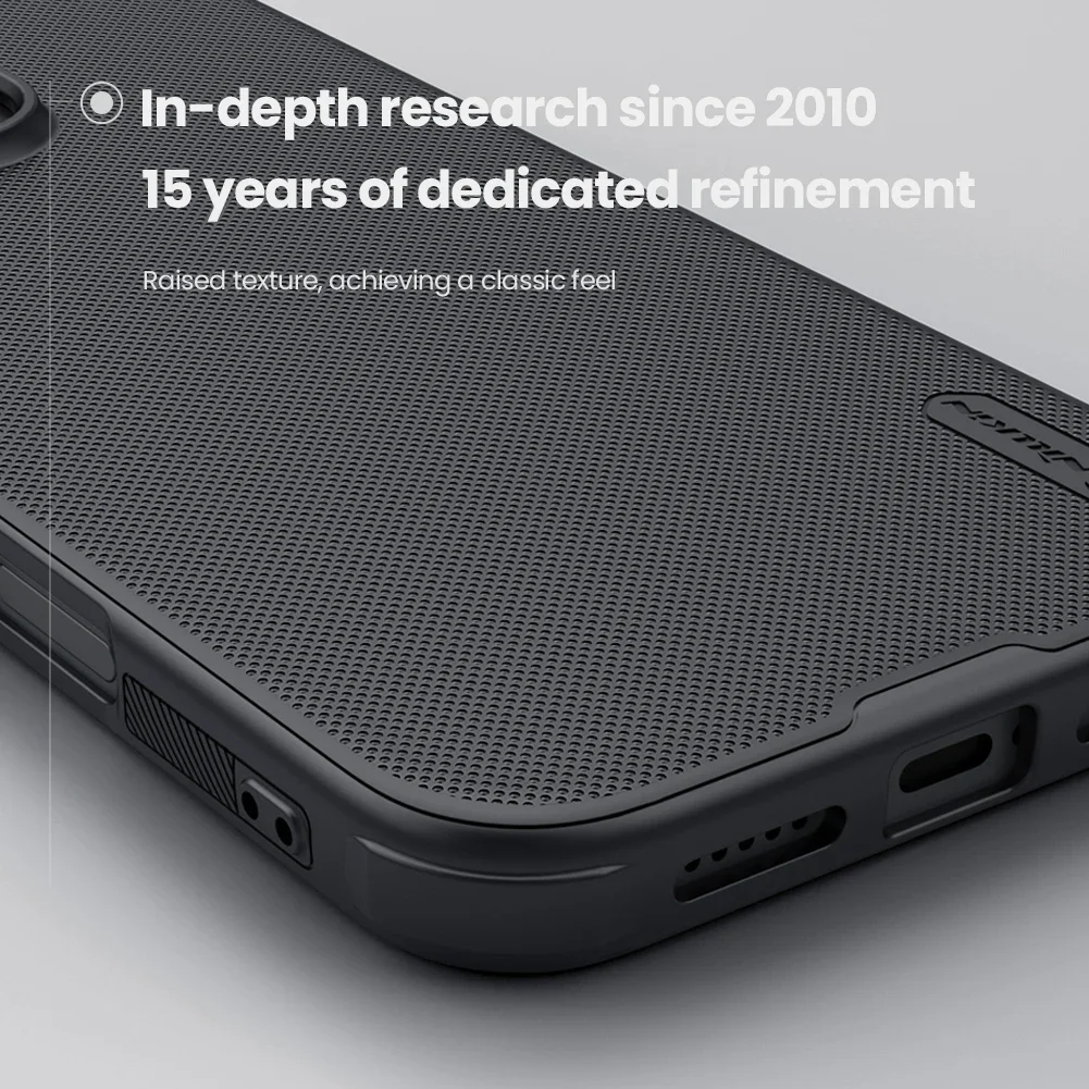 

For Apple iPhone 15 16 Pro Max Nillkin Case Super Frosted Shield Pro Soft TPU Hard PC Ultra thin Back Cover Protection