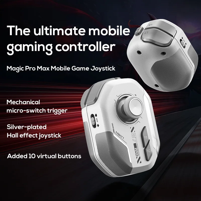Magic MB07 Mobile Game Joystick Controller Built-in 400mAh Battery BT5.3 Gamepad Support IOS/Android System with RGB Lighting