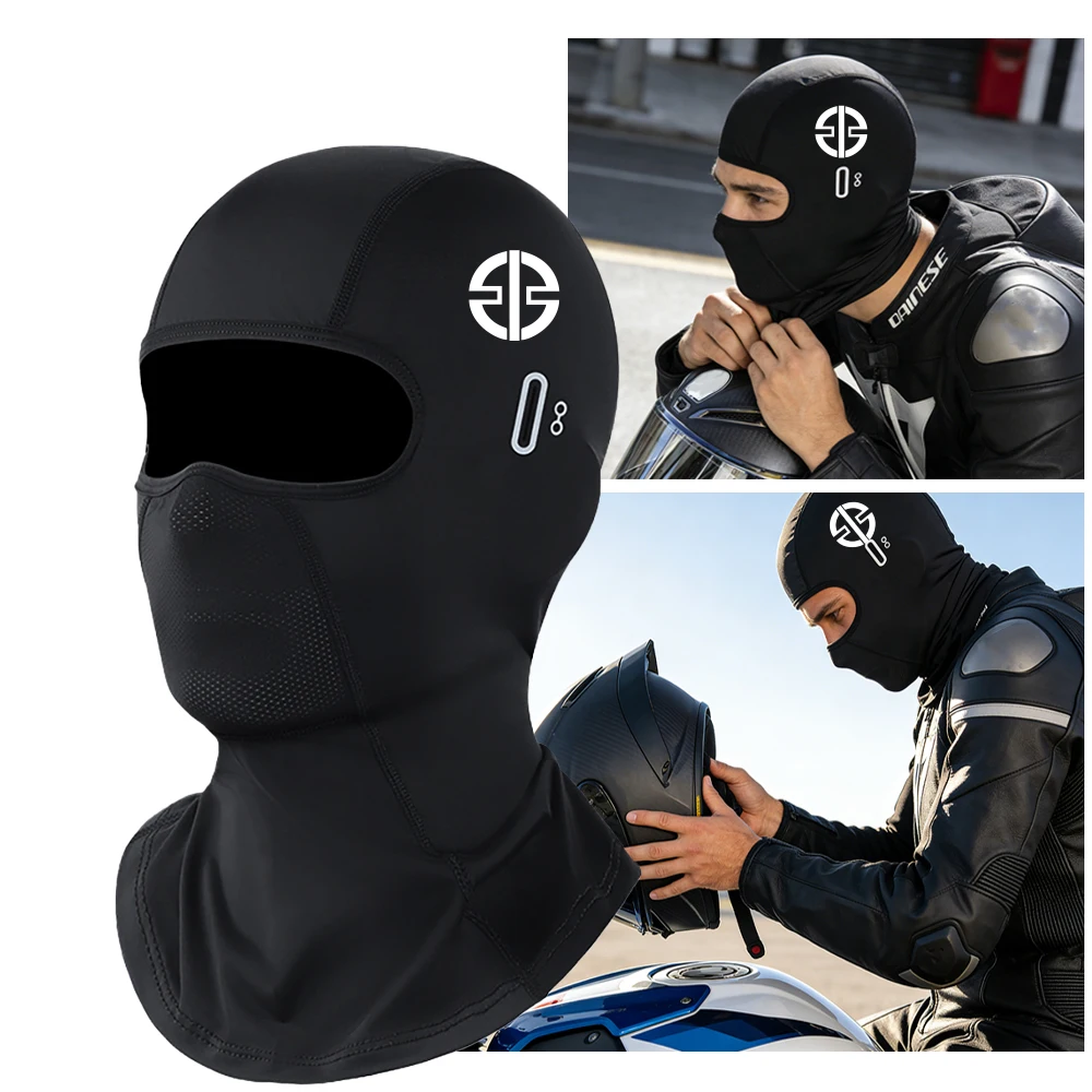 For Kawasaki Ninja H1 H1R H10R H2 H2R H125R Motorcycle Balaclava Summer UV Protection Glasses Face Breathable Hole Winter Warm