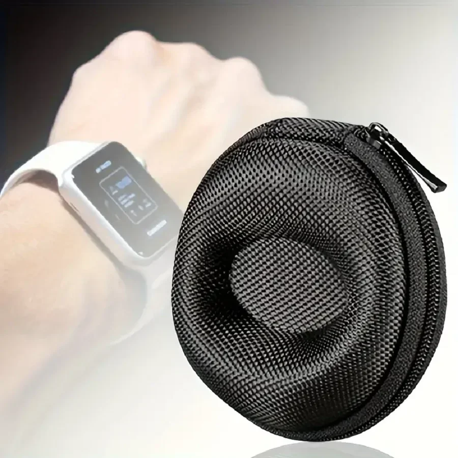 Portable EVA Single Watch Travel Case Watch Storage Organizer Box Watch Holder Waterproof for Smartwatches Zippered Container