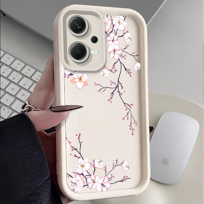 Note 12 Pink Plum New Sky Eye Phone Case For Xiaomi Redmi Note 12 12R 12Pro 11SE 11EPro 11Pro 12S 11 11S 13 13Pro 10 10T Cover image 2