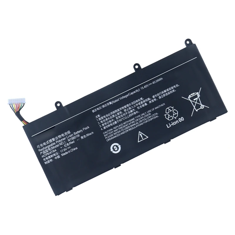 UGB New N15B01W Laptop Battery For Xiaomi Mi Ruby 15.6 inch Timi TM1703 TM1802-AD/N/C TM1709 15.4V 2600mAh 40.04WH