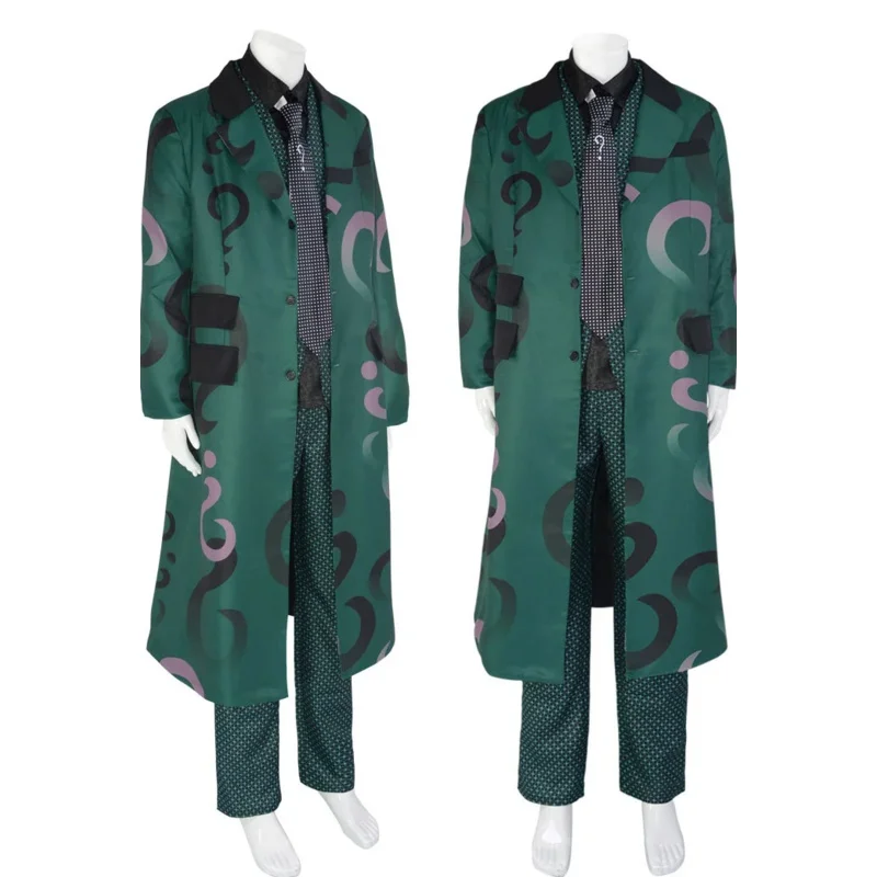 Gotham Season 5 the Riddler Cosplay Edward Nygma Costume Suit Halloween Christmas Uniform