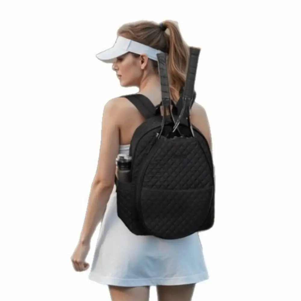 Large Capacity Tennis Crossbody Backpack Waterproof Adjustable Strap Lightweight Sling Bag Organizer Multipurpose