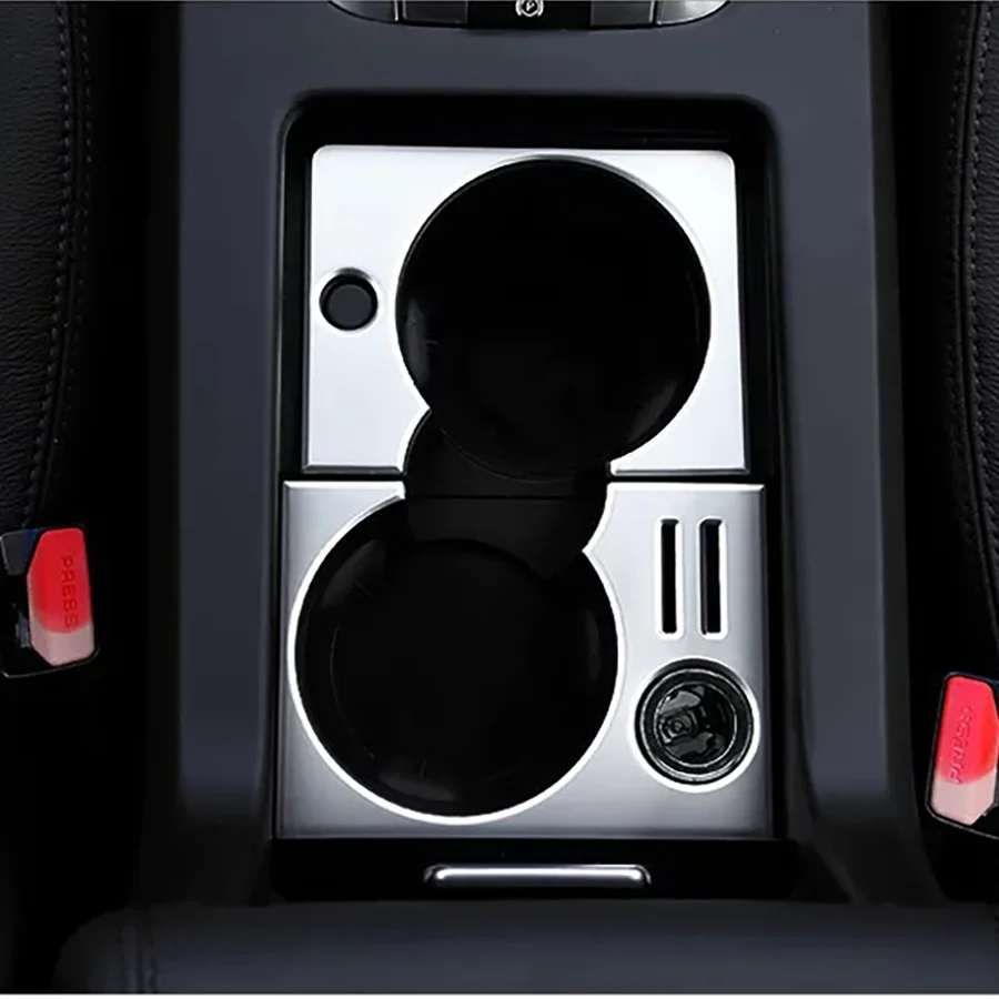 Car Center Console Cup Holder Frame TrimFor Land Rover Discovery Sport 2015 2016 2017 2018 2019 HSE Inner Stickers Accessories