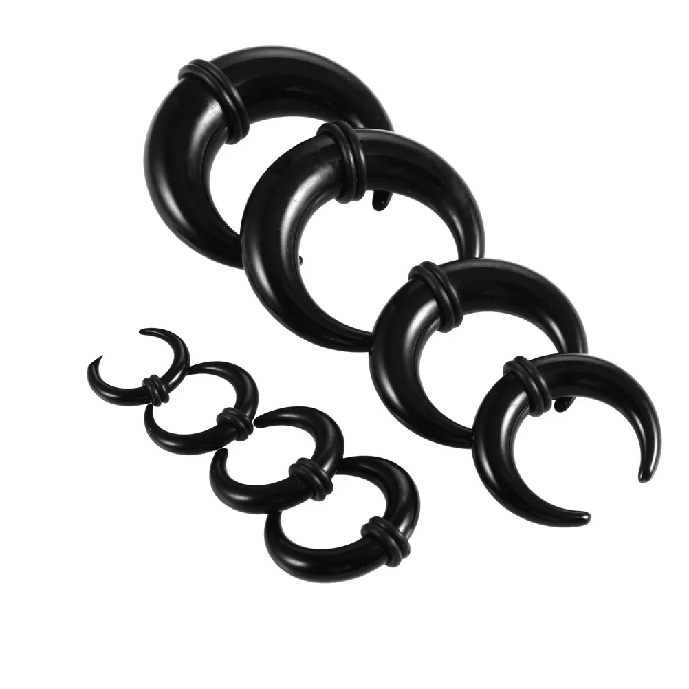 

Ear Kit Stretching Gauge Jewelry Expander Septum Auricles Nose Plugs Acrylic Tunnels Auricle Spiral Set Body Taper Piercing kit