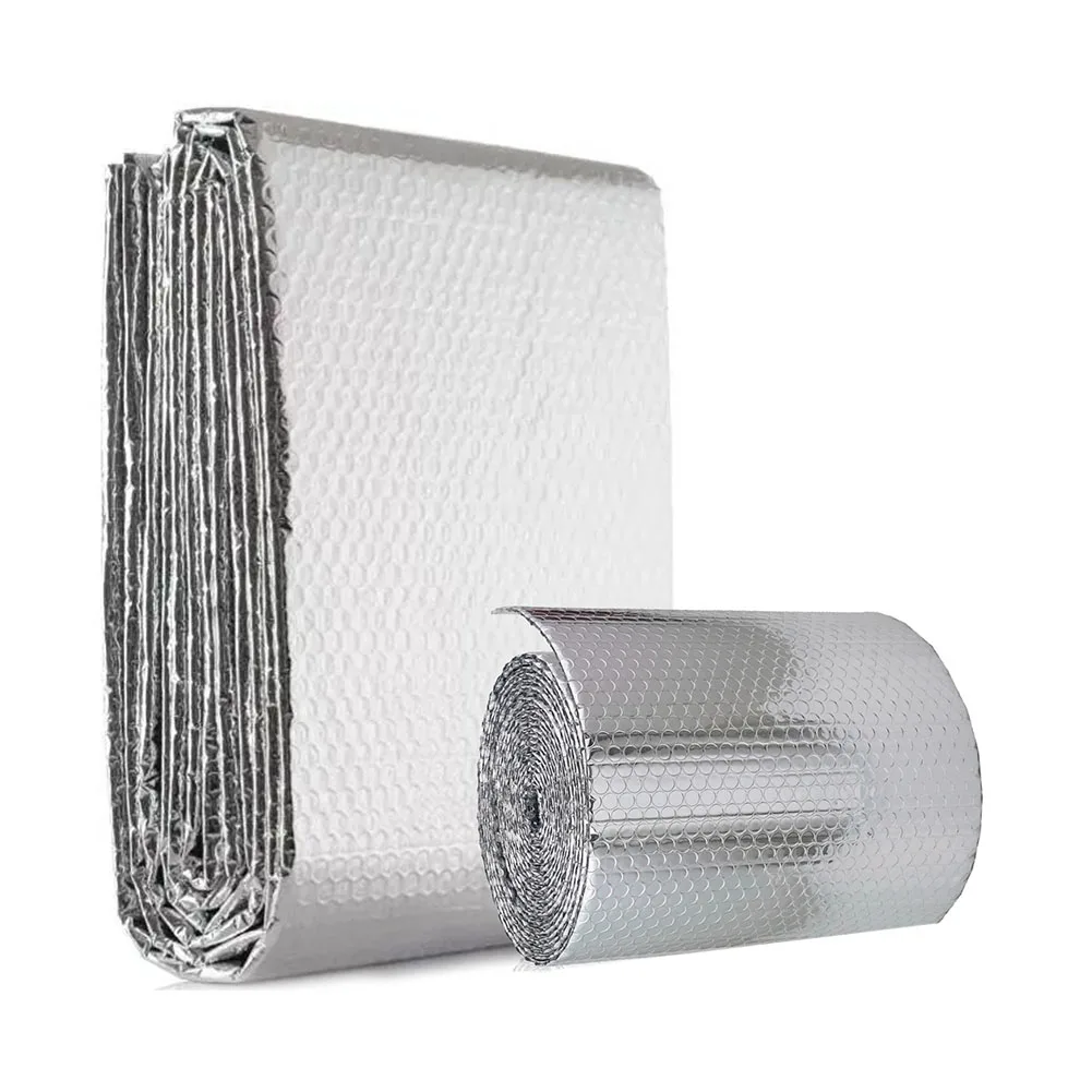 Radiator Heat Reflector Back Foil Heat Reflective 5M Heat Energy Saving Film Pad Wall Thermal Insulation Aluminum Film