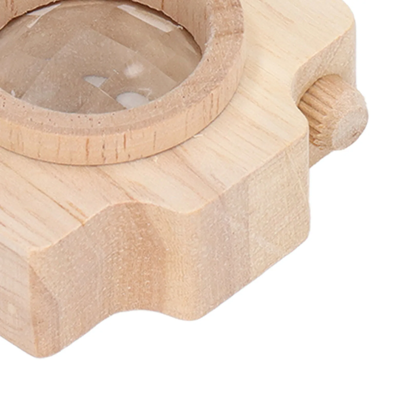 ZK40 Obiettivo prisma Giocattolo Ape Effetto occhio Stile fotocamera unico Simpatico giocattolo portatile interessante per bambini Colore legno