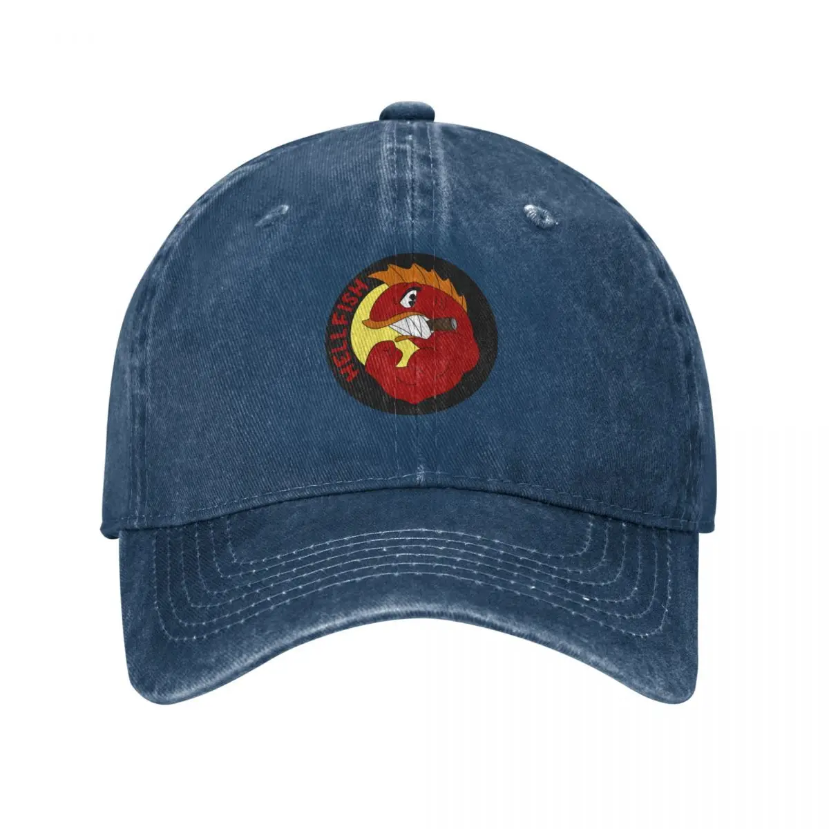 Flying Hellfish Baseball Cap Rugby hiking hat Beach Bag Hats Man Women's