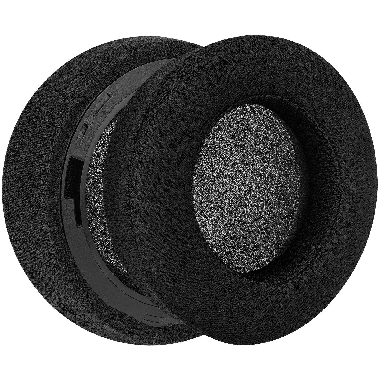 Geekria Comfort Mesh Fabric Replacement Ear Pads for Corsair Virtuoso PRO Headphones Ear Cushions, Headset Earpads