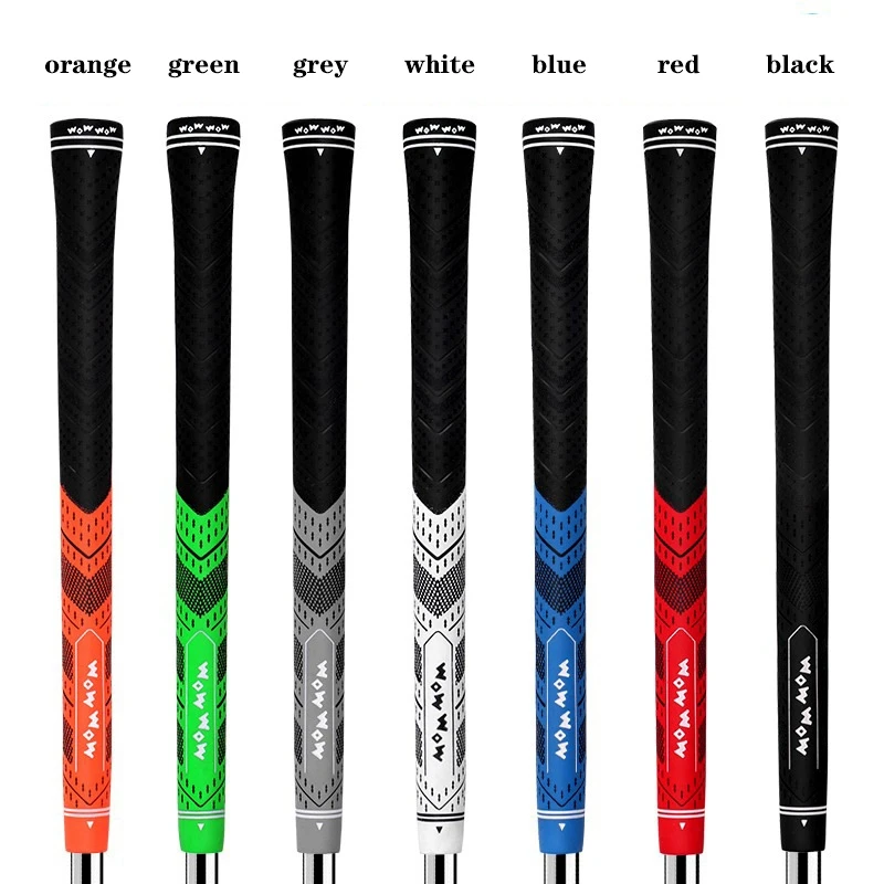 2024 New Men\'s Golf Club Grips Natural Rubber Non-Slip Shock Absorbing 60R Caliber Universal Golf Irons/Woods Grips 7 Colors