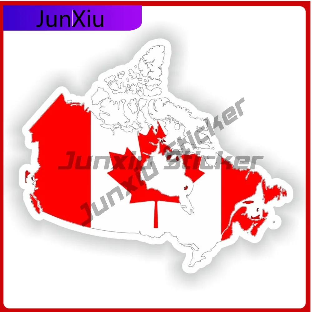 

С деталями национального герба. Карта Канады. Флаг. Персонализированный декор автомобиля. Часто используется на бамперсах. Задние окна и стволях.